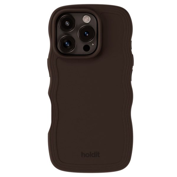 Holdit iPhone 16 Pro Max Wavy Case - Chocolate For Discount