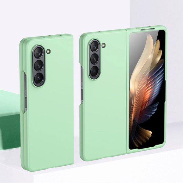 Samsung Galaxy Z Fold5 (5G) Gummibelagt Hård Plastik Cover - Mintgrøn Fashion