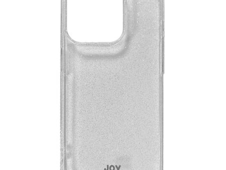 iPhone 15 Pro Joy Case Hybrid Glitter Cover - Gennemsigtig   Sølv For Sale