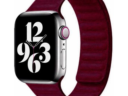 Apple Watch (38 40 SE 41 42mm) Lippa Magnetisk Finewoven Rem - Vinrød Online Hot Sale