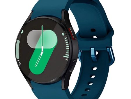 Samsung Galaxy Watch 4   5   6   7   FE Tech-Protect Silikone Urrem - Montego Blue Sale