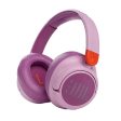 JBL JR460NC Bluetooth Høretelefoner Til Børn m. Mikrofon - Lyserød   Lilla Supply