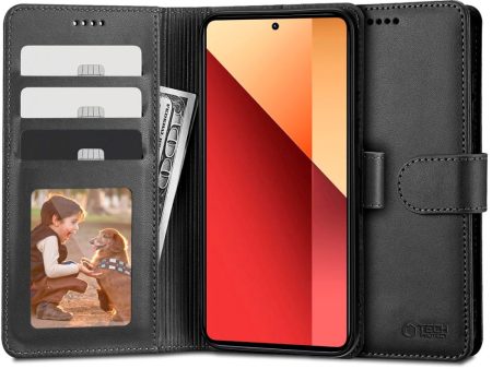 Xiaomi Redmi Note 13 Pro (4G) Tech-Protect Wallet m. Pung - Sort For Discount