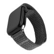 Apple Watch (42 44 SE 45 46 49mm) Fixed Nylon Rem - Mørkegrå Supply