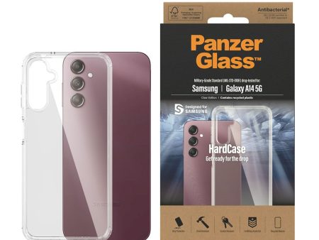 Samsung Galaxy A14   A14 (5G) Cover PanzerGlass HardCase Antibakteriel - Gennemsigtig Sale