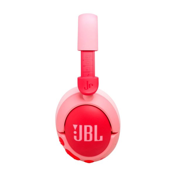 JBL Junior 470NC Over-Ear Børne Headset Maks. 85 dB m. Bluetooth og Aktiv Støjreduktion - Høretelefoner - Lyserød Supply