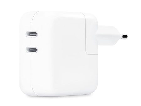 Original Apple 35W Vægoplader m. 2 x USB-C - Hvid For Cheap