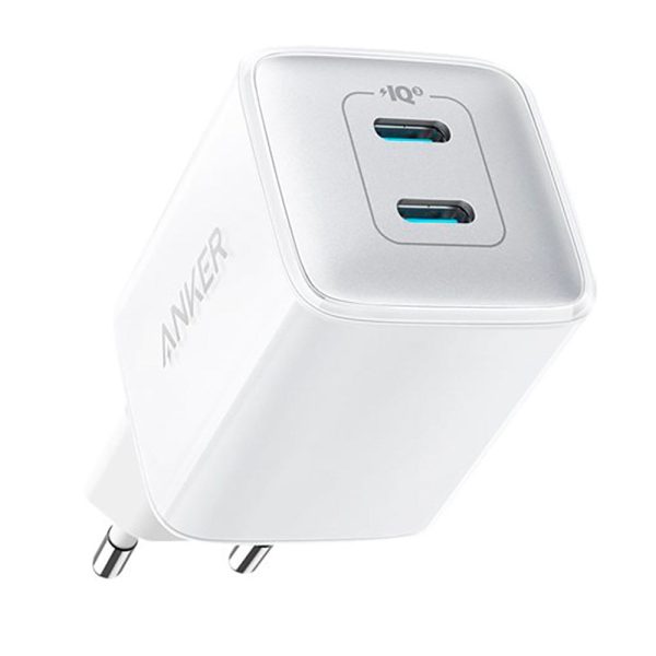 Anker 521 40W Vægoplader m. 2 x USB-C - Hvid Cheap