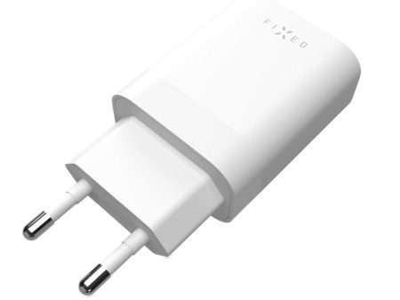 Fixed PD Hurtig Vægoplader 35W 2x USB-C - Hvid Online