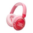 JBL Junior 470NC Over-Ear Børne Headset Maks. 85 dB m. Bluetooth og Aktiv Støjreduktion - Høretelefoner - Lyserød Supply