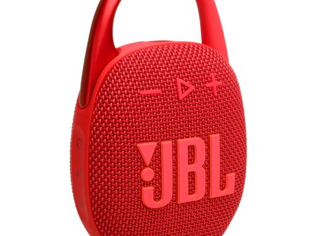 JBL Clip 5 Trådløs Bluetooth Højtaler m. Karabinhage - Rød Online now