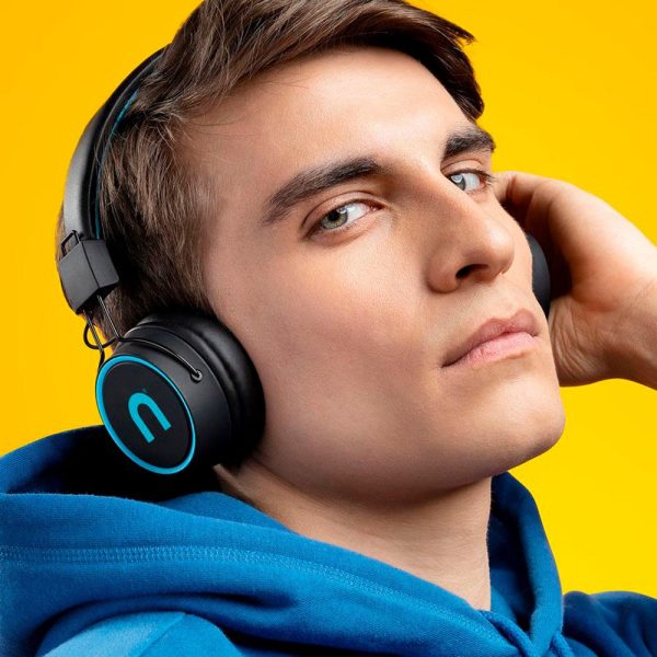 Niceboy Hive JOY 3 On-Ear Bluetooth Hovedtelefoner - Blå   Sort Supply