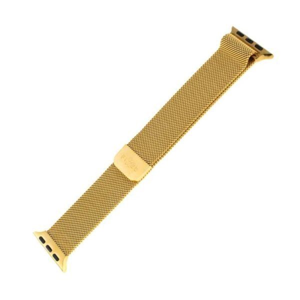 Apple Watch (42 44 SE 45 49mm) Fixed Mesh Rem - Guld Supply