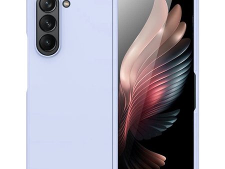 Samsung Galaxy Z Fold5 (5G) Gummibelagt Hård Plastik Cover - Lilla Online now