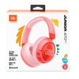 JBL Junior 470NC Over-Ear Børne Headset Maks. 85 dB m. Bluetooth og Aktiv Støjreduktion - Høretelefoner - Lyserød Supply