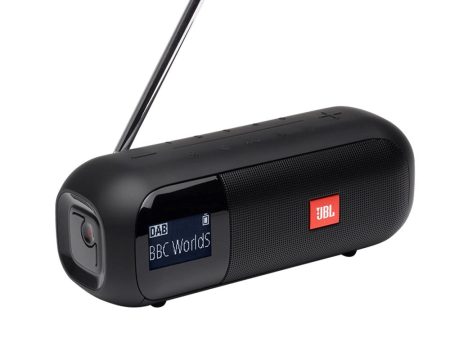 JBL Tuner 2 Trådløs Højtaler m. DAB FM Radio & Bluetooth - Sort on Sale