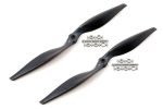 APC 12x8 Thin Electric Propeller - Black Multi-Pack (2 Propellers) on Sale