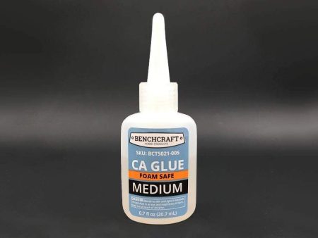 BenchCraft Foam Safe CA Glue Medium - 0.7 oz (21mL) Supply