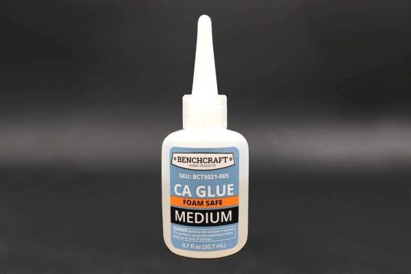 BenchCraft Foam Safe CA Glue Medium - 0.7 oz (21mL) Supply