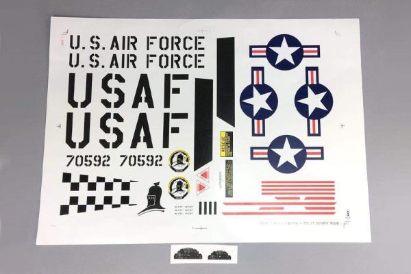 Freewing 80mm EDF T-33 Decal Sheet - USAF For Cheap