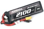 Admiral 2100mAh 2S 6.6V LiFe Battery with XT60 JR Futaba Connectors on Sale