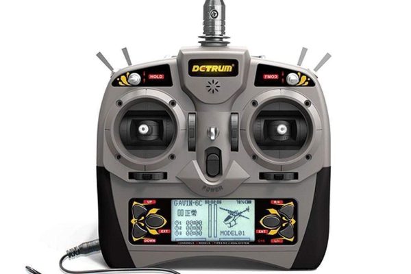 Detrum GAVIN-6C 6-Channel Transmitter with RXC7 Receiver and RC Flight Simulator - (OPEN BOX) Fashion