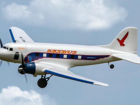 Dynam DC-3 Skybus White with Gyro 1470mm (58 ) Wingspan - RTF For Sale