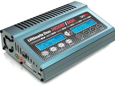 SkyRC Ultimate Duo 1400W 30A 8 Cell (8S) DC LiPo Battery Charger - (OPEN BOX) Cheap