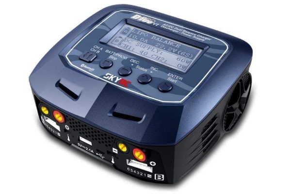 SkyRC D100 V2 100W 6 Cell (6S) AC DC Dual LiPo Battery Charger - (OPEN BOX) For Sale