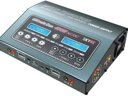 SkyRC D400 400W 7 Cell (7S) Ultimate AC DC Dual LiPo Battery Charger - (OPEN BOX) Discount