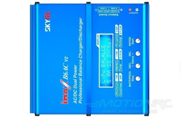 SkyRC B6AC V2 50W 6 Cell (6S) AC DC LiPo Battery Charger - (OPEN BOX) For Discount