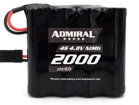 Admiral 2000mAh 4S 4.8V NiMH Battery with JR Connector For Discount