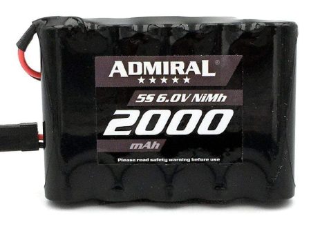 Admiral 2000mAh 5S 6.0V NiMH Battery with JR Connector Hot on Sale